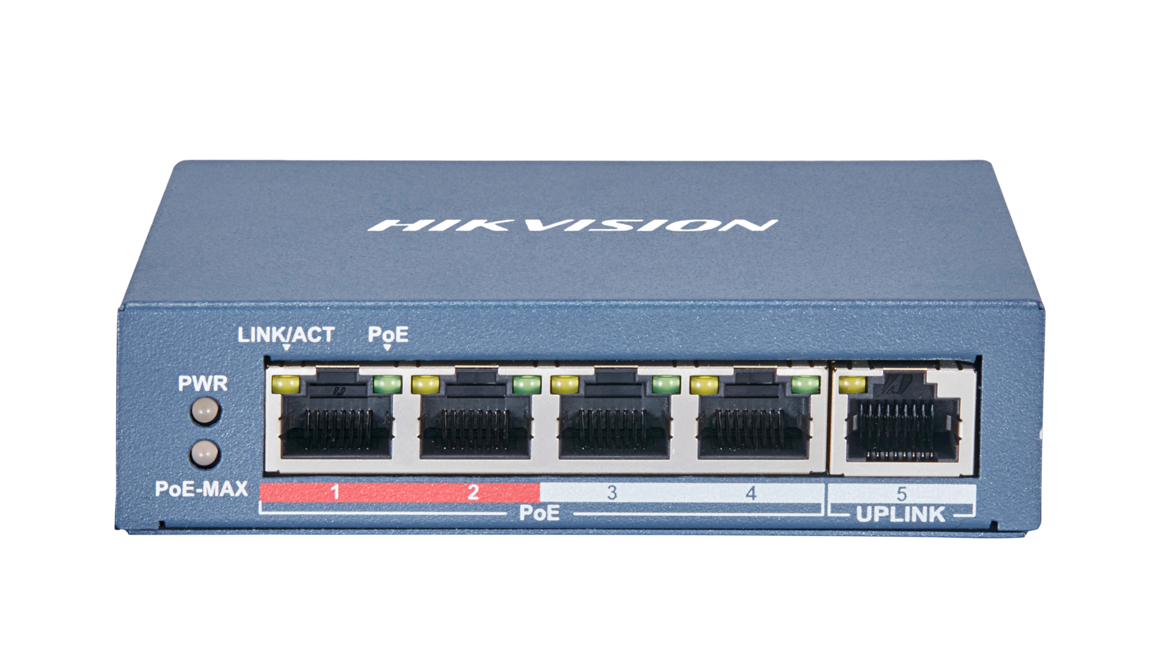 DS-3E0105P-E(B) 4 Portlu Hızlı Ethernet Yönetilmeyen POE Anahtarı