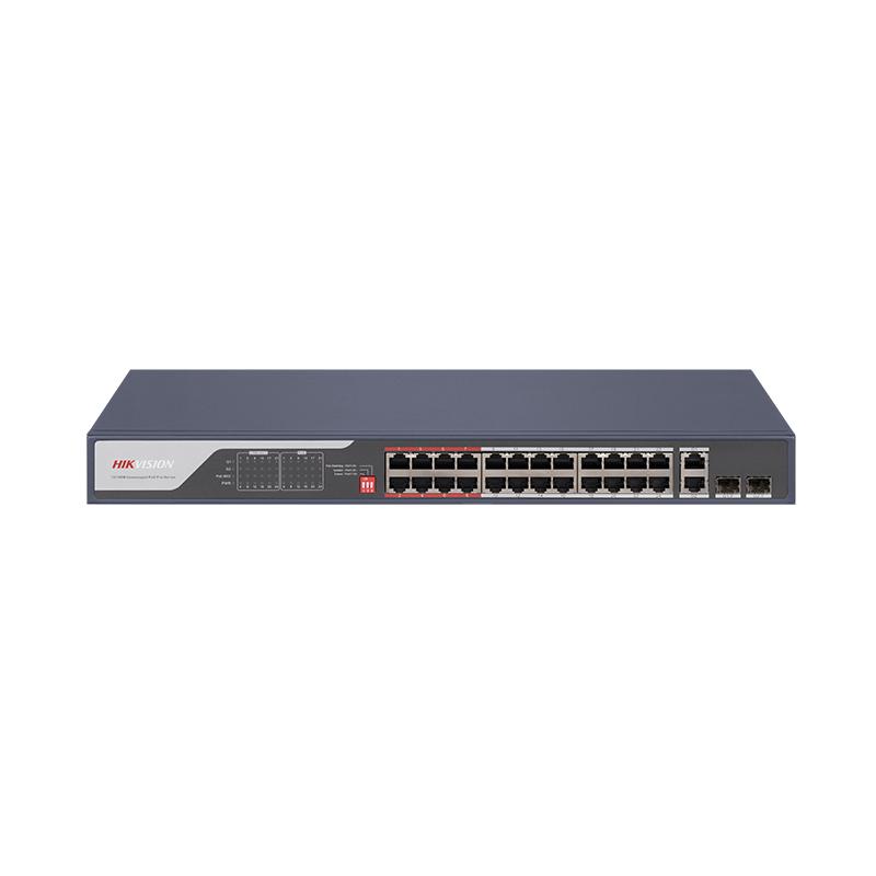 DS-3E0326P-E(C)  24 Port Hızlı Ethernet Yönetilmeyen POE Anahtarı
