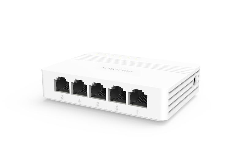 DS-3E0505D-E 5 Portlu Gigabit Yönetilmeyen Masaüstü Anahtarı