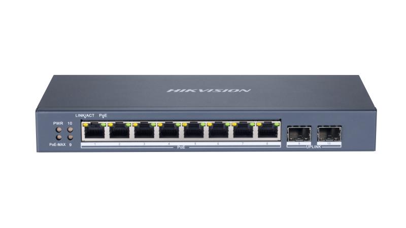 DS-3E1510P-SI 8 Port Gigabit Akıllı POE Anahtarı