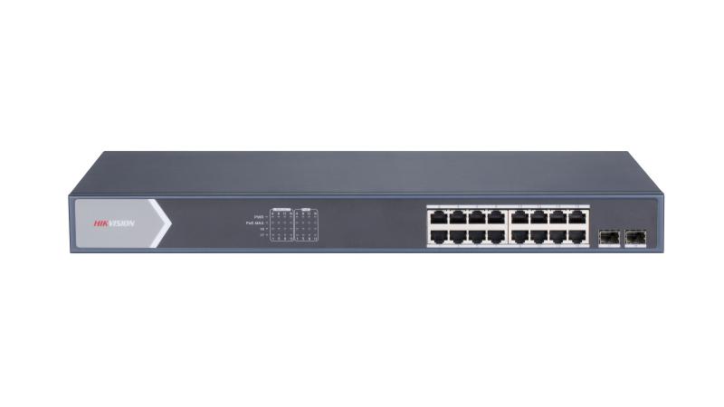 DS-3E1518P-SI 16 Portlu Gigabit Akıllı POE Anahtarı